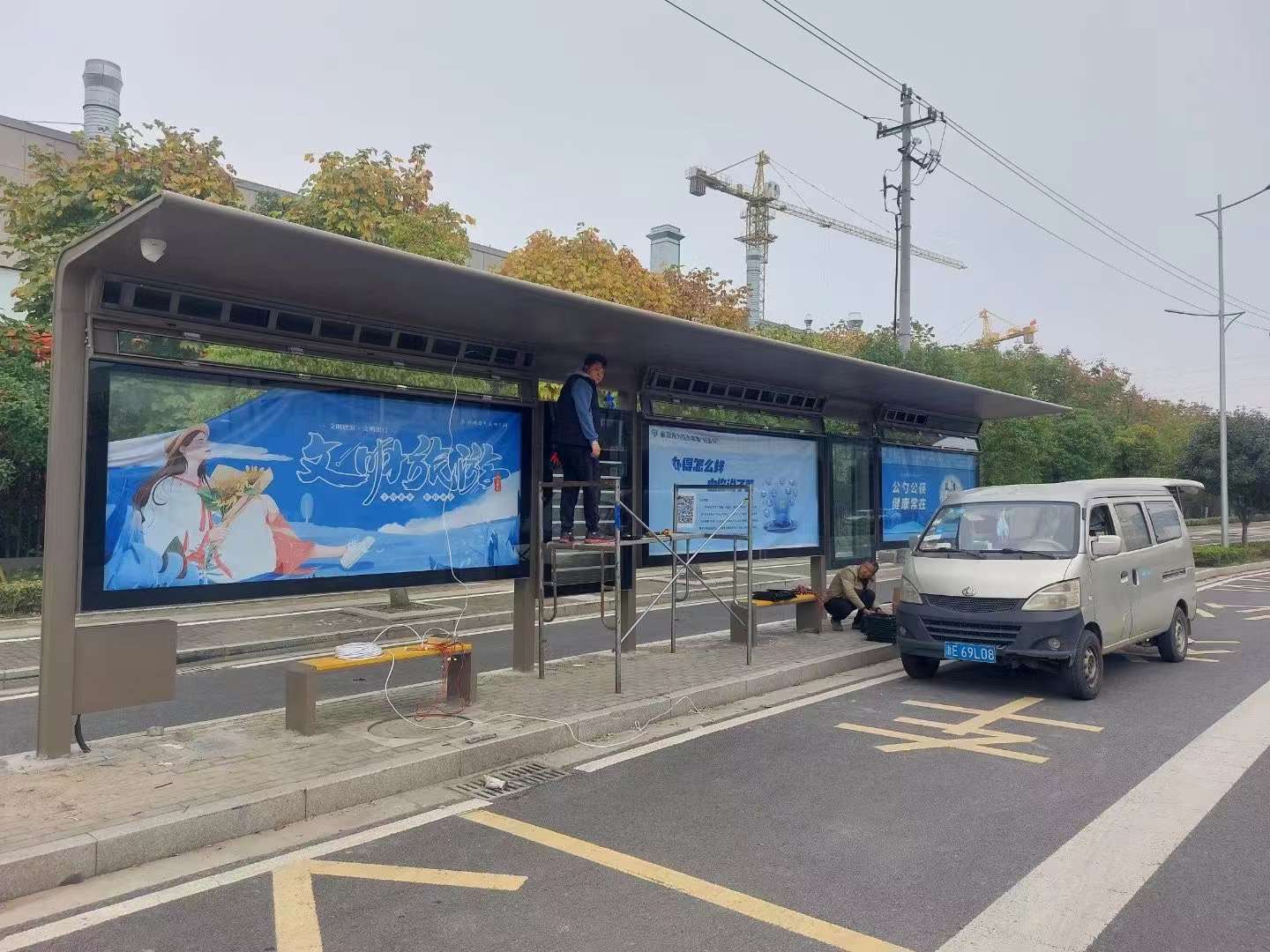 候車亭實物圖 候車亭實物圖